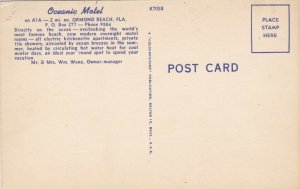 Florida Ormand Beach Oceanic Motel sk4055