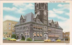 Ohio Lancaster City Hall 1957 Curteich