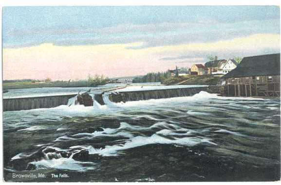 D/B of the Falls at Brownville Maine ME paulspages # 52-000