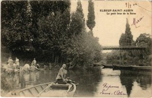 CPA ELBEUF-St-AUBIN - Le Petit bras de la SEINE (105470)