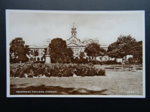 Wales CARDIFF Technical College - Old RP Postcard by Lansdown