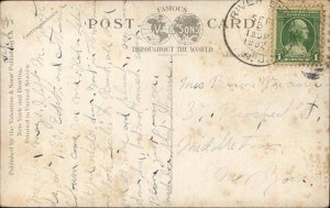 Hackensack NJ High School c1910 Vintage Postcard