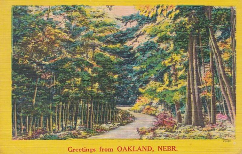 Nebraska Greetings From Oakland 1955