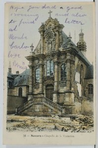 France NEVERS Chapelle de la Visitation Tinted Colored c1906 Unique Postcard L14