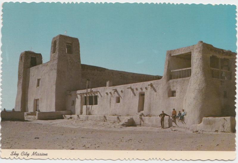 Sky City Mission, Acoma Pueblo, New Mexico, unused Postcard