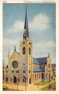 Chicago Illinois 1939 Postcard Cathedral Of The Holy Name