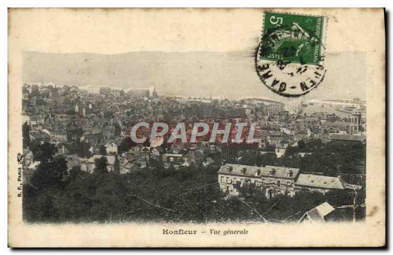 Postcard Old Honfleur Vue Generale