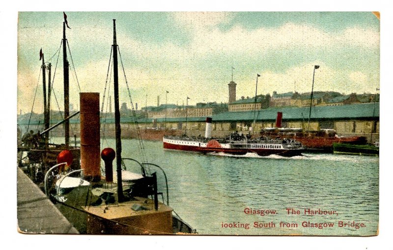 UK - Scotland, Glasgow. The Harbour, South from Bridge