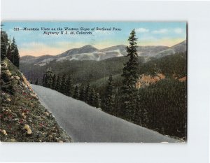 Postcard Mountain Vista on the Western Slope of Berthoud Pass, Hwy. U. S. 40, CO