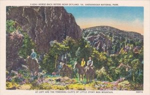 Horse Back Riders Skyland Shenandoah National Park Virgrinia