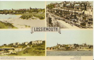 Scotland Postcard - Views of Lossiemouth - Moray - Ref 4003A