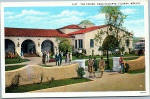 postcard Tijuana Mexico - The Casino, Agua Caliente