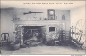 Wisconsin Portage Kitchen Interior Old Indian Agency House Artvue