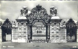 Real Photo Belvedere Wien - Vienna Austria Unused 