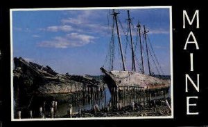 Retired Ships in Wiscasset, Maine