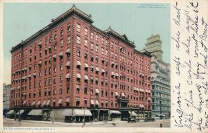 Powers Hotel on Main Street, Rochester, New York - DPO 1910 - DB - Det Pub