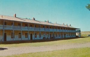 THE CAVALRY BARRACKS AT LARAMIE, WYOMING