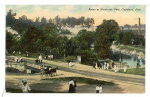 OH - Cleveland. Brookside Park Scene ca 1912