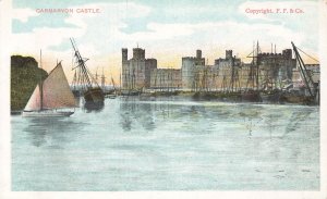 Carnarvon Castle Wales F. F. & Co. Early 1900s Printed in Germany Postcard