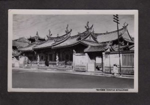 Chinese Temple Singapore Asia Asian Real Photo RPPC RP Postcard