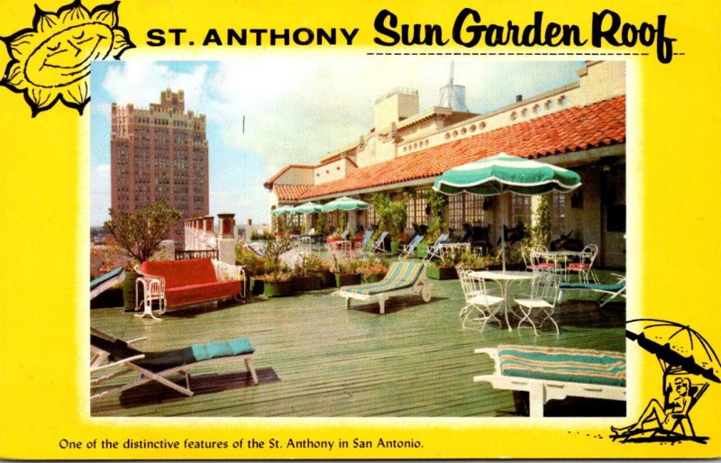 Texas San Antonio St Anthony Hotel The Roof Garden