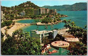 Playas Caleta y Caletilla Acapulco Mexico Beach Resorts Postcard