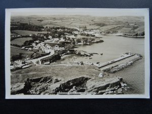 Ireland Waterford DUNMORE EAST VILLAGE Aerial View c1950s RP Postcard