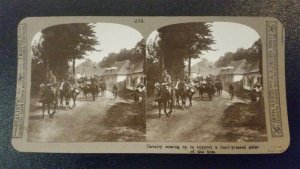 WWI, Cavalry coming up to support hard pressed point of line