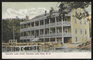 Canobie Lake Hotel, Canobie Lake Park, New Hampshire, Very Early Postcard