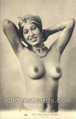 Etude de nu Indigene Arab Nude Old Vintage Antique Post Card Post Card  Etude...