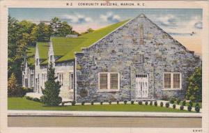 North Carolina Marion Community Building 1957