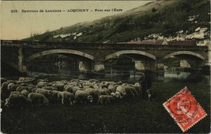 CPA ACQUIGNY Pont sur l'Eure (1149126)