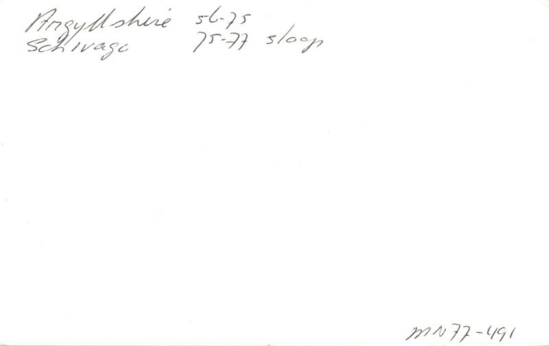 s.s. Argyllshire Nautica Ship 01.98