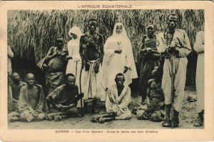 PC MISSIONARIES COUR D'UNE LEROSERIE INFIRMIERE UGANDA (a28607)