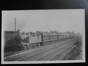 NER Old Steam Locomotive No.1580 2-4-2 at Poppleton, North Eastern RP Photocard