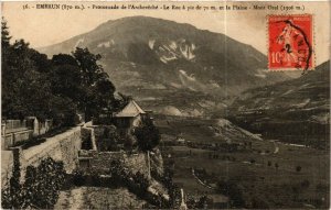 CPA EMBRUN - Promenade de l'Archevéché - Le Roc a pic de 70 m (453507)