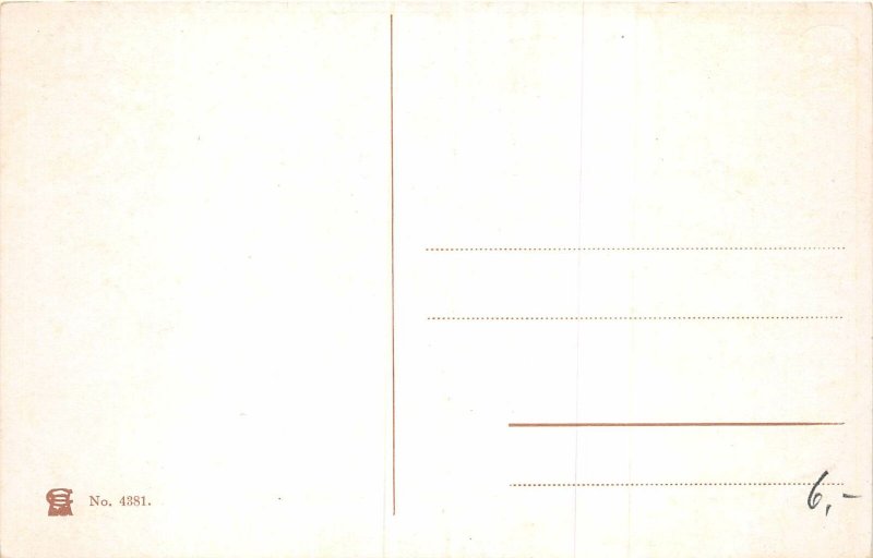 Lot169 comic old couple germany postcard