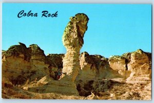 Wakeeney Kansas KS Postcard Cobra Rock Niabarra Chalk Castle Rock