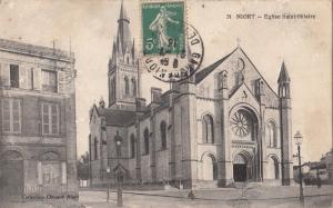 BF16846 niort eglise saint hilaire france front/back image