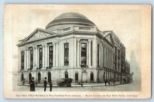 Cleveland Ohio OH Postcard New Main Office Building Cleveland Trust Company 1911