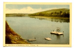 Canada - New Brunswick. Woodstock. St. John River