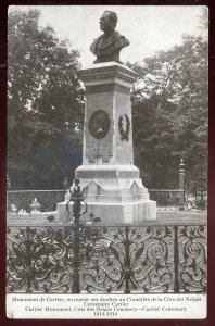 h3221 - MONTREAL Quebec Postcard 1910s Cote des Neiges Cemetery Cartier Monument