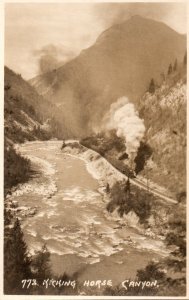 13564 Kicking Horse River, Canadian Pacific Railway RPPC