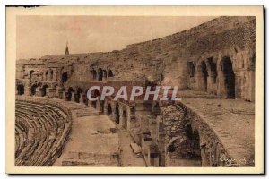 Postcard Old Nimes Interieur des Arenes