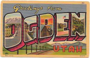 Greetings from Ogden, Utah