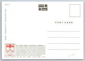 Line Of Battle Formation, Fort Henry, Kingston, Ontario, Postcard #1