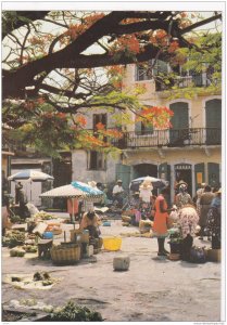 Market , Saint-Pierre , MARTINIQUE , 50-70s