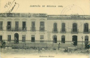 Morocco campana de Melilla 1909 Gobierno Militar