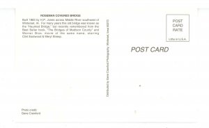 IA - Winterset Area. Roseman Covered Bridge