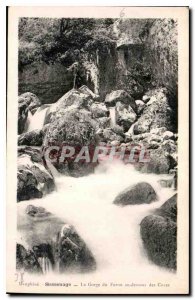 Old Postcard Dauphine Sassenage the Furon Gorge in Dessons of Tanks